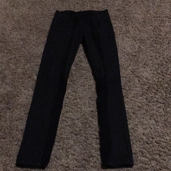Helmut Lang Denim - Helmut Lang Black Straight-Leg Pants